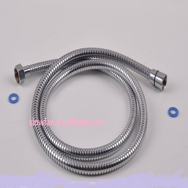 Good Quality stainless steel flexible chromed small teeth JUMBO shower hose