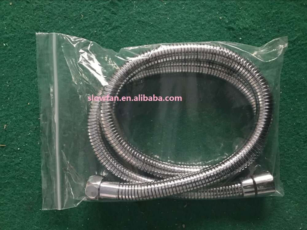 Good Quality stainless steel flexible chromed small teeth JUMBO shower hose