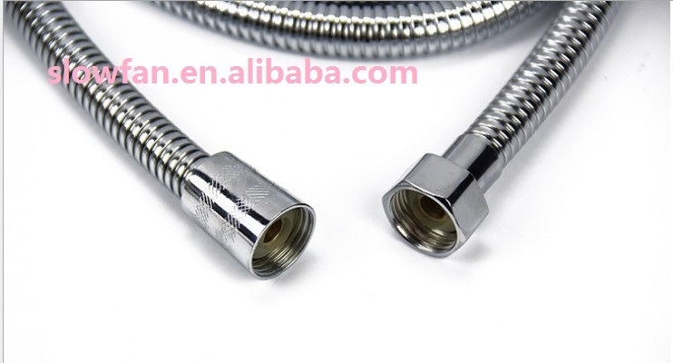 Good Quality stainless steel flexible chromed small teeth JUMBO shower hose