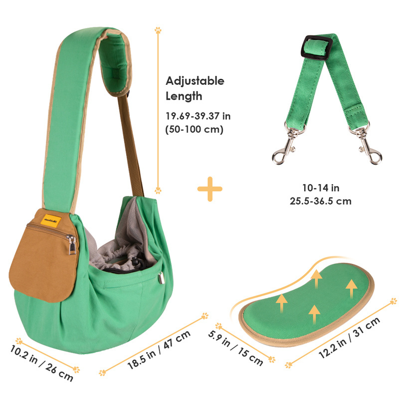 Pet supplies Single Shoulder Dog Bag Manufacturer Dog Pet Carrier Bag Outdoor Slings Carriers For Puppy Dog Carrier Sling