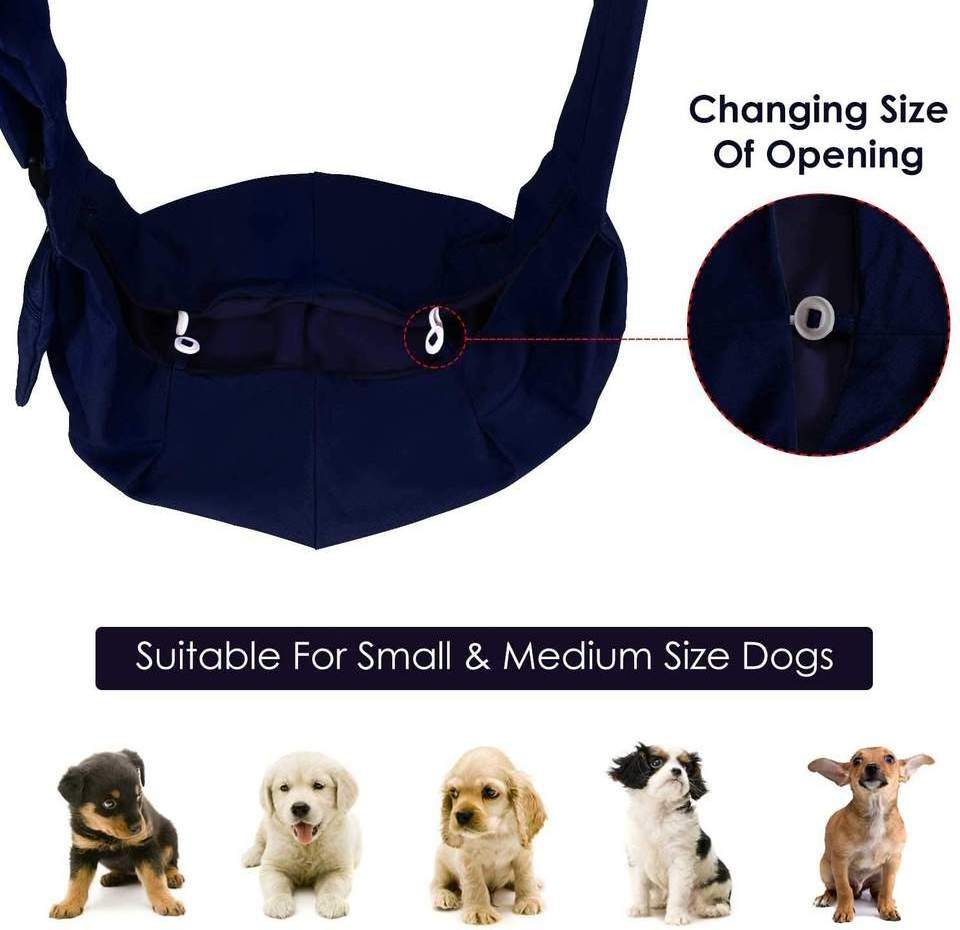 Top Sellers 2023 Adjustable Straps Dog Sling Carrier Hard Bottom Pet Single Shoulder Bag Waterproof Outdoor Pet Sling Bag