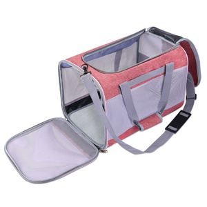 Top Seller Foldable Dog Travel Bag Breathable Mesh Pet Carrier For Dogs Cats Portable Airline Approved Pet Sling Carrier Bag