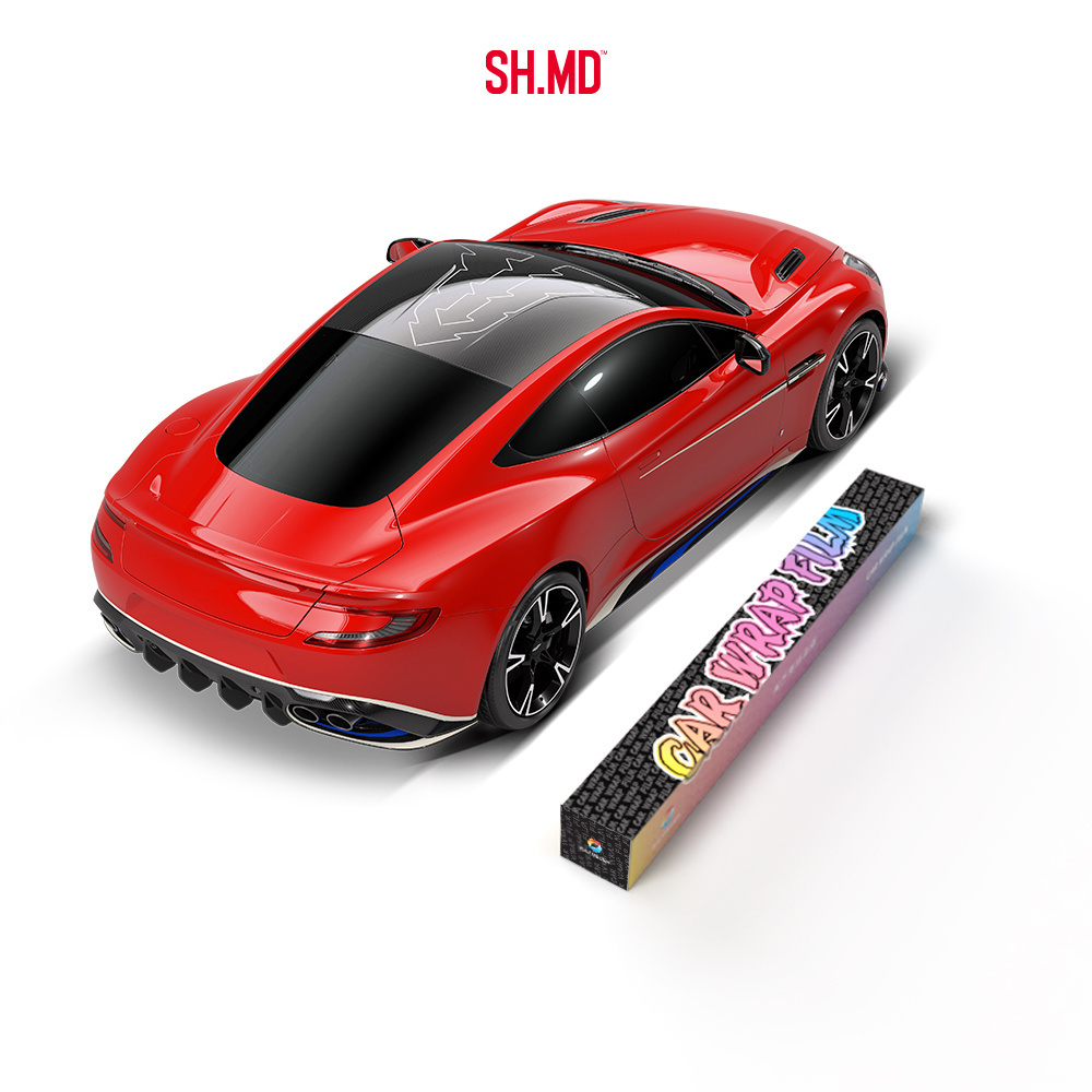 High Gloss Car Vinyl Wrap 1.52x16m Anti-Scratch Color Paint Protective Film TPU Colored Car Wrap PPF Automotive Wrapping Film