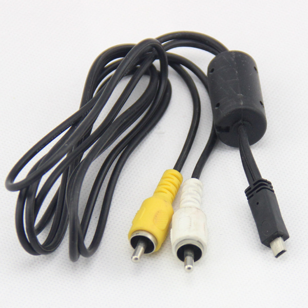 Customized black 1M Micro/Mini USB to rca TV connector cable