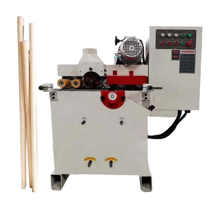 Automatic Wooden Stick Mop Making Machine For Wood Broom Handle Production Line And Thread Rolling Machine