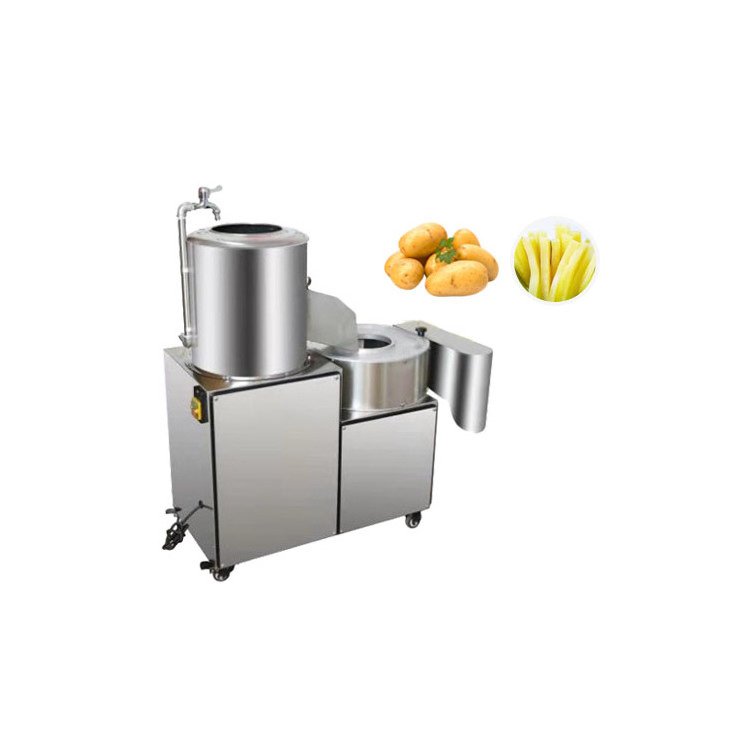 Machine Potato French Fries Cutting Machine Potato Peeling and Slicing Making Machine Peeling Potato in Egypt