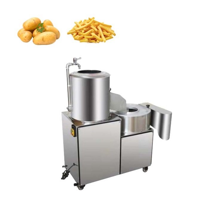 Machine Potato French Fries Cutting Machine Potato Peeling and Slicing Making Machine Peeling Potato in Egypt