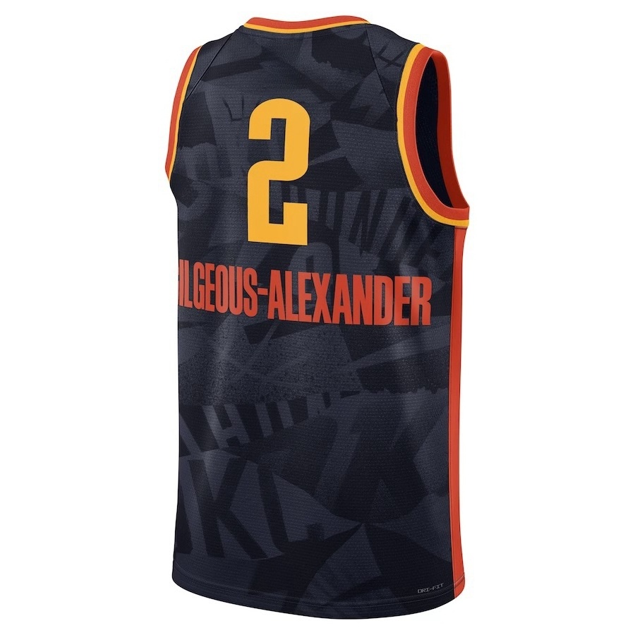 Best Quality Stitched/hot pressed #2 Shai Gilgeous-Alexander #3 Josh Giddey #7HOLMGREN Basketball  Jerseys