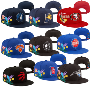 "2024 New Arrival Football Embroidery Baseball Ba Sketball Hats Sports Teams Snapback Era Hats Gorras Caps"