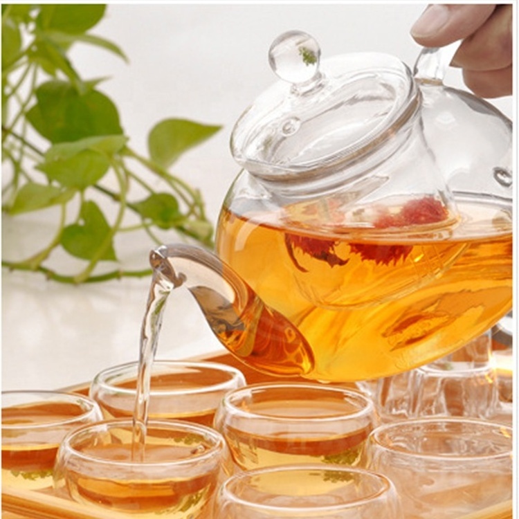 High Borosilicate Glass Tea pot tea pot set /teapot glass tea set/ new design tea sets with teapot