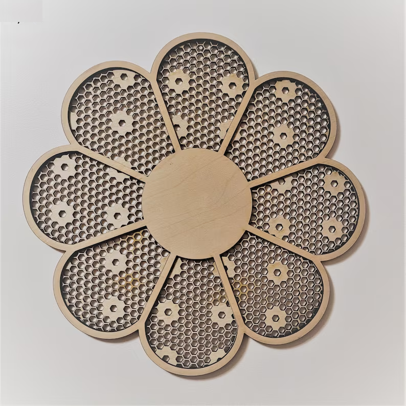 Rattan Wooden Daisies Rattan Flower for Daisy Wall Decor