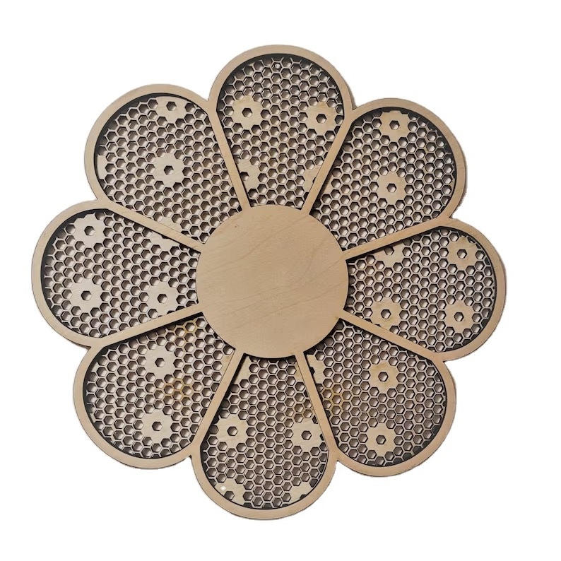 Rattan Daisy Wall Decor Boho Nursery Decor for Girls Bedroom Decor