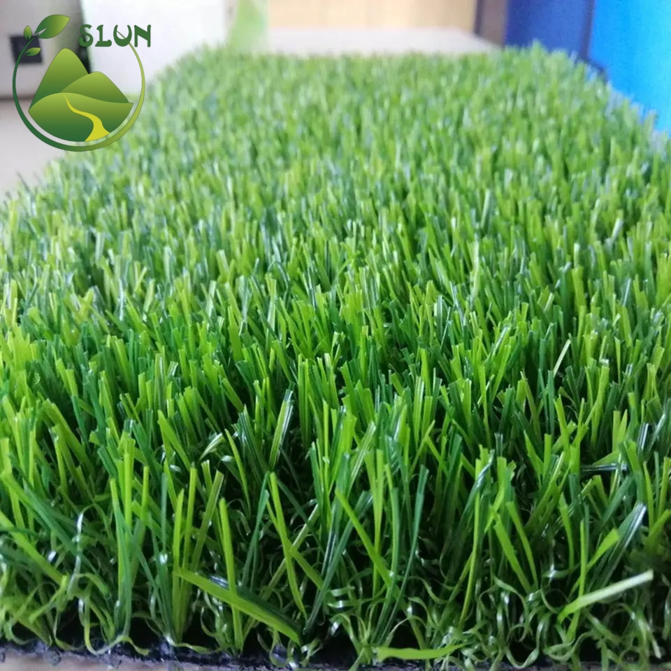 Machine Cut Artificial Turf Landscape Green grass Carpet Artificial Outdoor Rug Grass