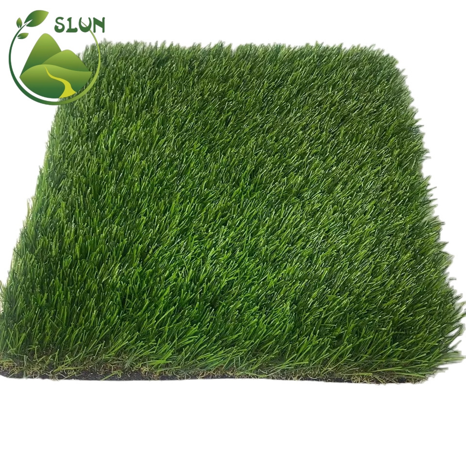 Machine Cut Artificial Turf Landscape Green grass Carpet Artificial Outdoor Rug Grass