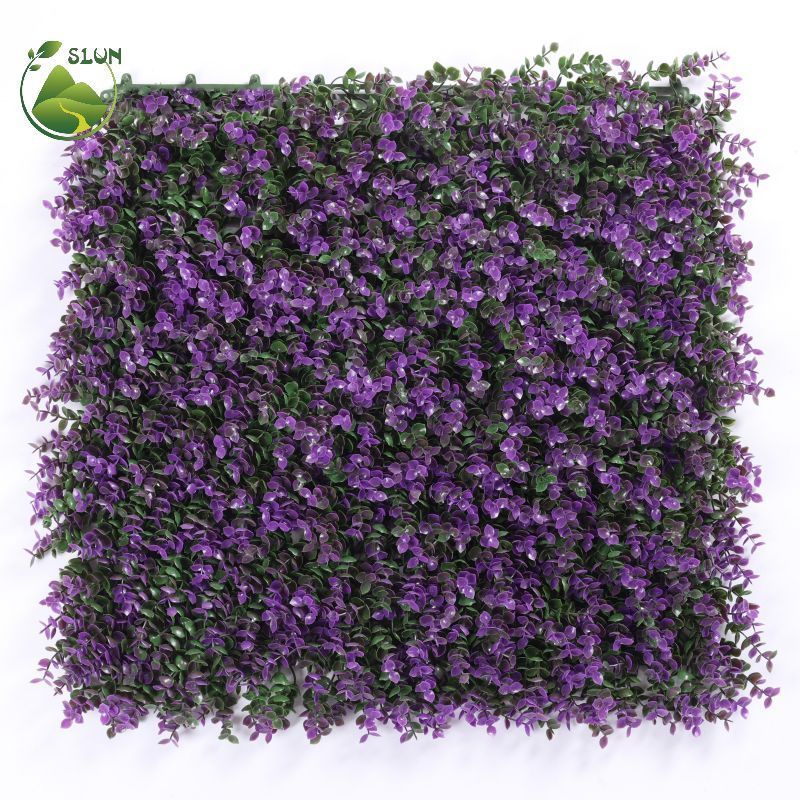 Environmental Fireproof PE artificial green grass wall artificial jungle plants backdrop artificial wall