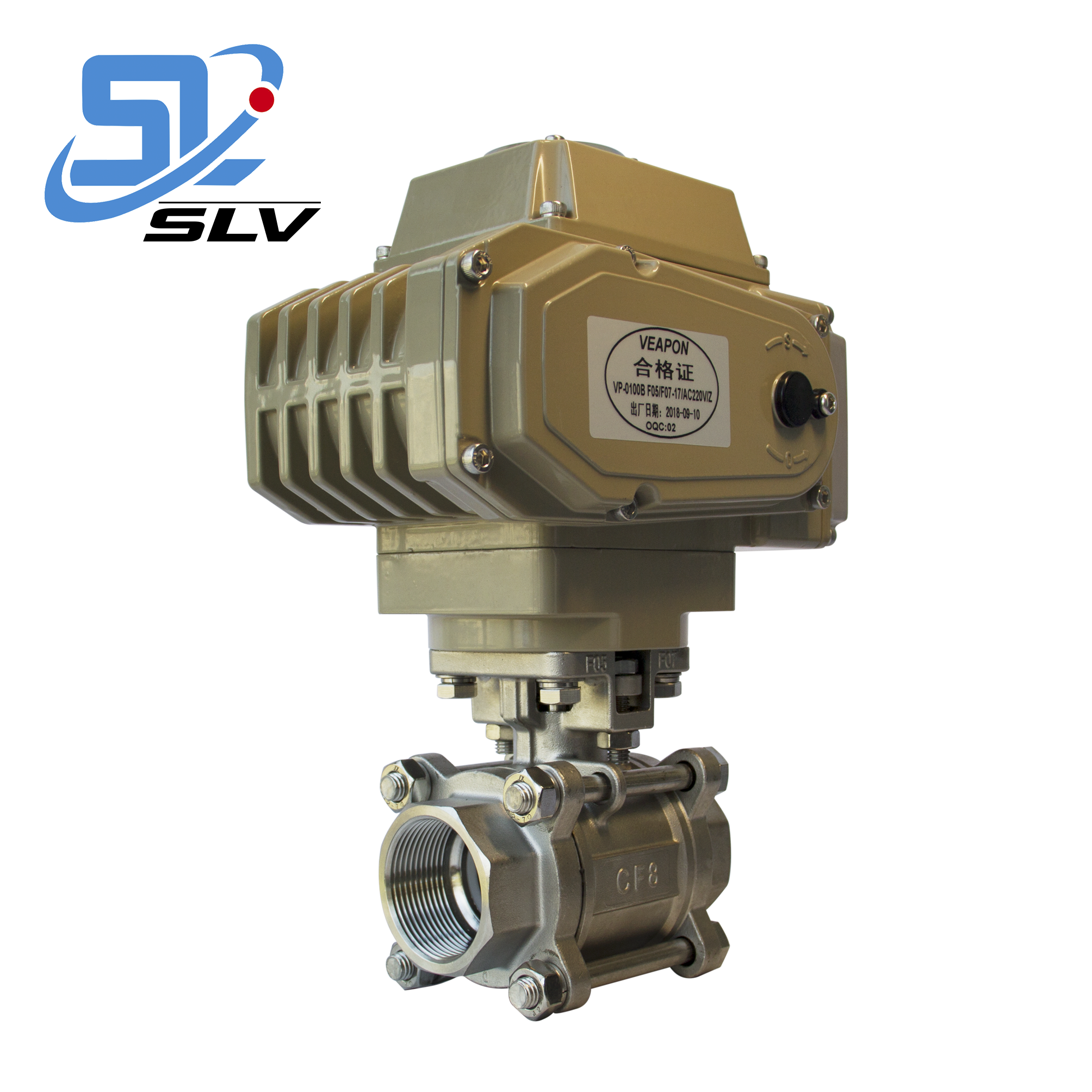 Motorized Electric Control SUS316 304 Threaded Ball Valve