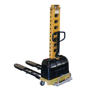 500kg Portable Self Loading Stacker Semi Electric Pallet Stacker