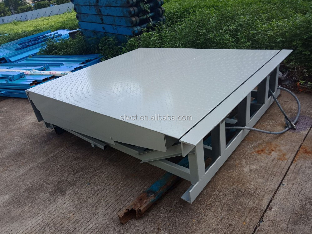 customized hydraulic lift table fixed container loading ramp dock yard ramp