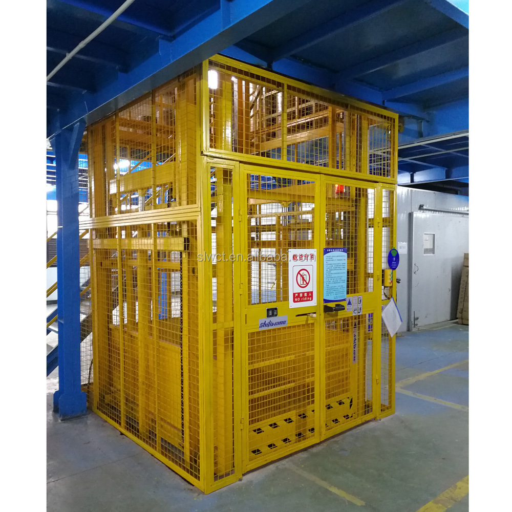 1000kg Hydraulic Electric Outdoor Material Lift Elevator