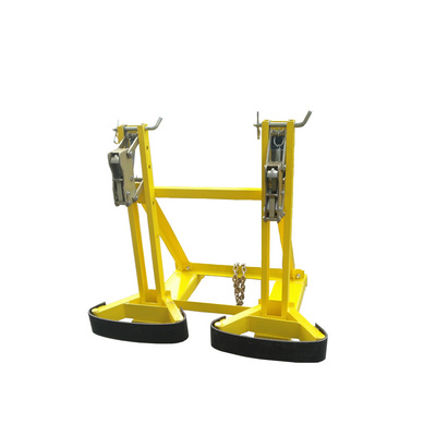 Drum forklift lifter forklift attachment drum clamp mechanical manual drum clamp