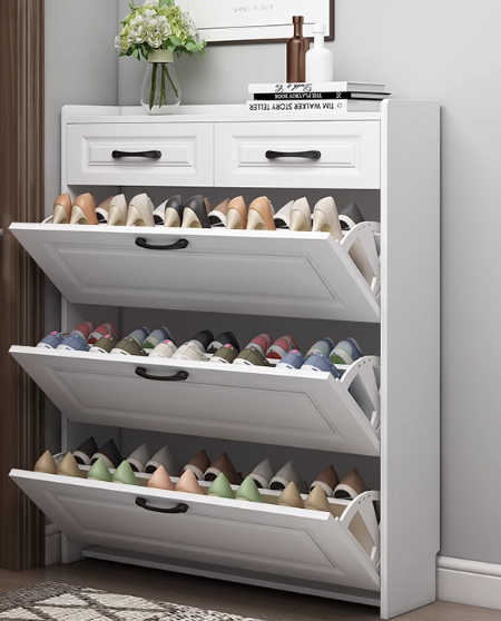 home usage ultra thin flip bucket shoe cabinet