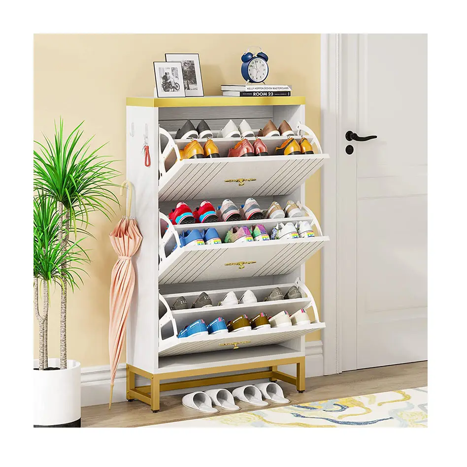 simple storage holders wooden pull out rotating shoe rack cabinet design wooden modern