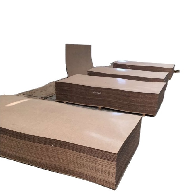 cheap price high quality 1220*2440mm plain dark brown customizable hardboard for package gift box