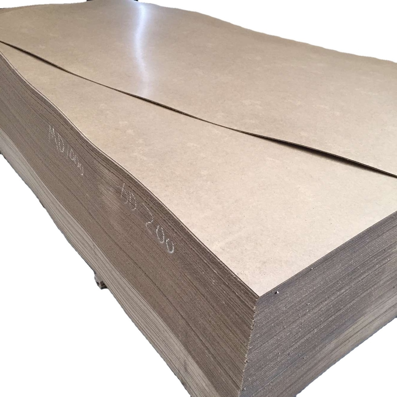 cheap price high quality 1220*2440mm plain dark brown customizable hardboard for package gift box