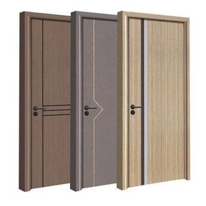 Hot Sale Internal Wood  Doors Wpc Doors Waterproof Pvc Solid Wood Interior Door