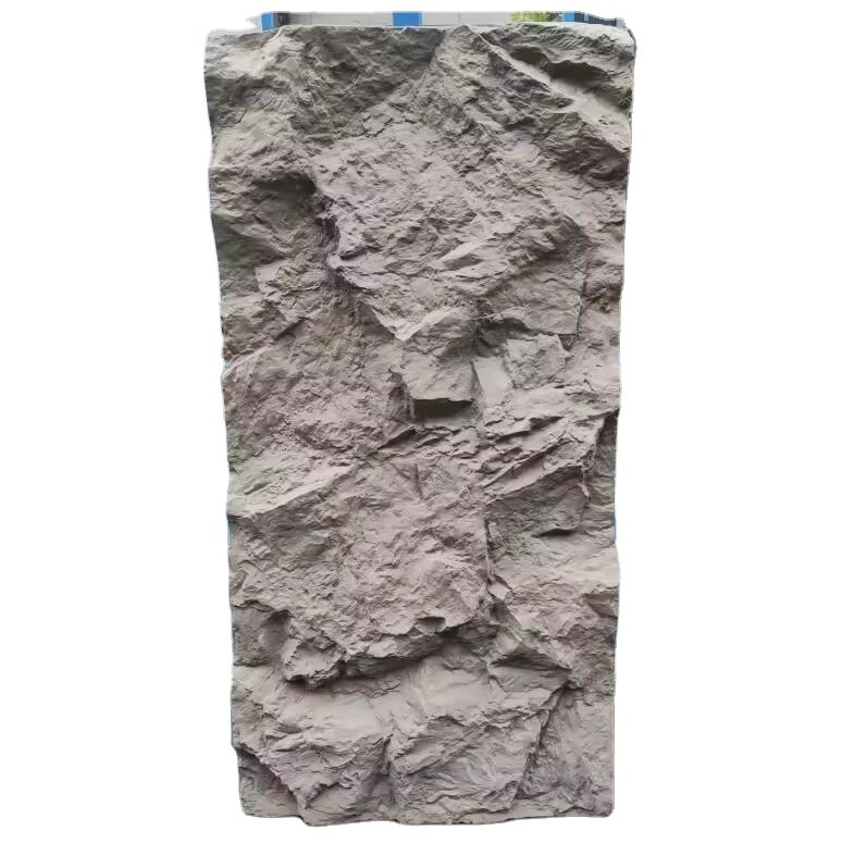 Lightweight PU Rock Stone Panel Wall Faux Polyurethane Stone Panel 3D Wall Board For Outdoor and Exterior Decorative