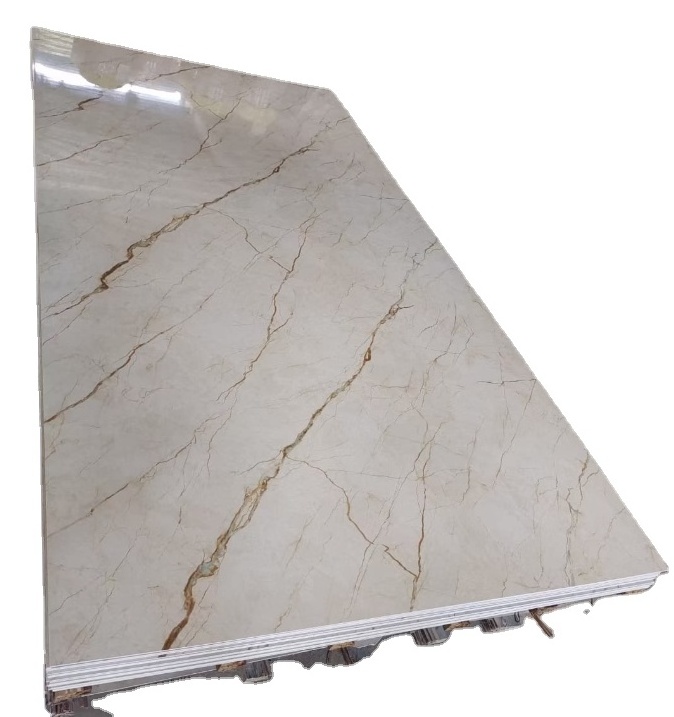 4x8 UV high glossy  wall panel sheets marble sheet  pvc wall panel