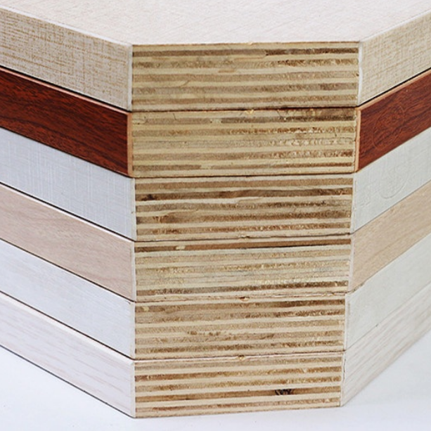 3mm 12mm 15mm 16mm 18mm wood grain laminated faced melamine marine plywood