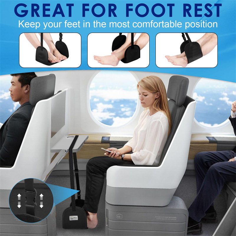 Office Desk Hammock For Feet Airplane Travel Accessories Foot Rest Hammock Travel Airplane Foot Rest Hammock