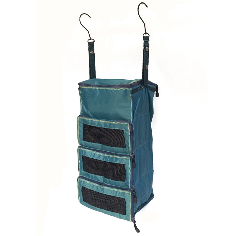 Multi Functional Suitcase Storage Bag Travel Hanging Shelf Organizer for Closet Large Capacity Travel Luggage Organizer