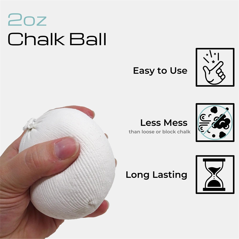 Non-slip Refillable Sport Chalk Ball For Climbing  Pure Magnesium Ball Chalk Bag Bouldering Gymnastics Disc Golf Chalk Bag