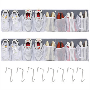 16 Extra Large RV Shoe Storage for Bedside 2 Pack Bedside Caddy for Shoes Toys Bed Hanging Pocket Organizer