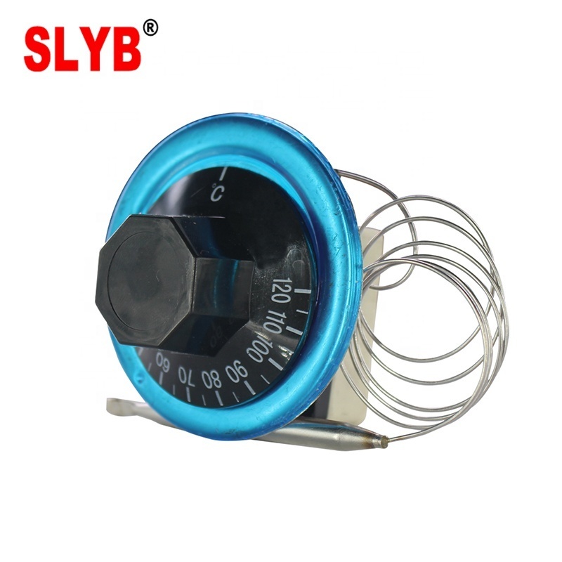 Temperature Control Heating  Capillary Gas Geyser Water Thermostat WHD-120 Degree for Pizza Oven with Knob