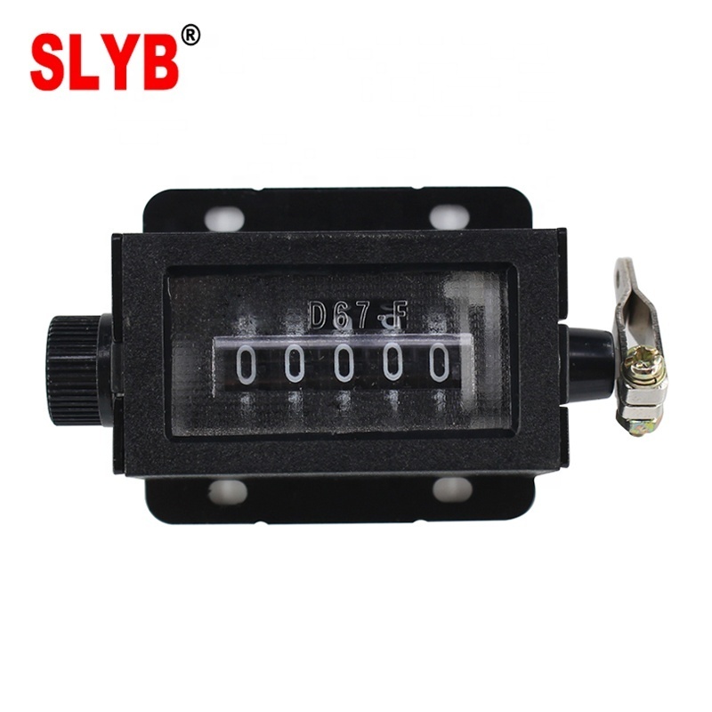 5 Digit 0-99999 Mechanical Rotary Counter D67-F