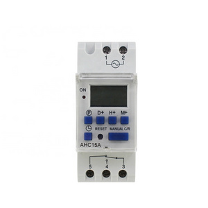 24hour LCD Digital Electric Timer Switch AHC15A Automatic Weekly Time Control Switch DHC15A for Light LED Lamp 220V