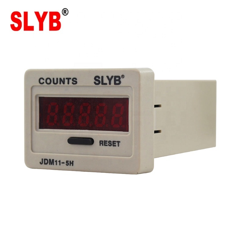 Factory Outlet AC220V DC24V 5 Digit Electronic Digital Pulse Tally Counter JDM11-5H 4PIN