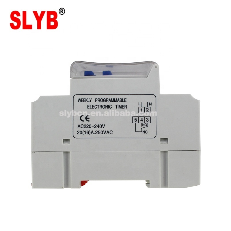 24hour LCD Digital Electric Timer Switch AHC15A Automatic Weekly Time Control Switch DHC15A for Light LED Lamp 220V