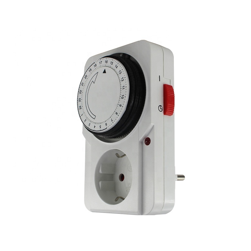 EU Plug Socket Automatic Digital Programmable Automatic Electric Auto off Timer Switch 24Hours GMT04A-GR Timer 220V with Battery