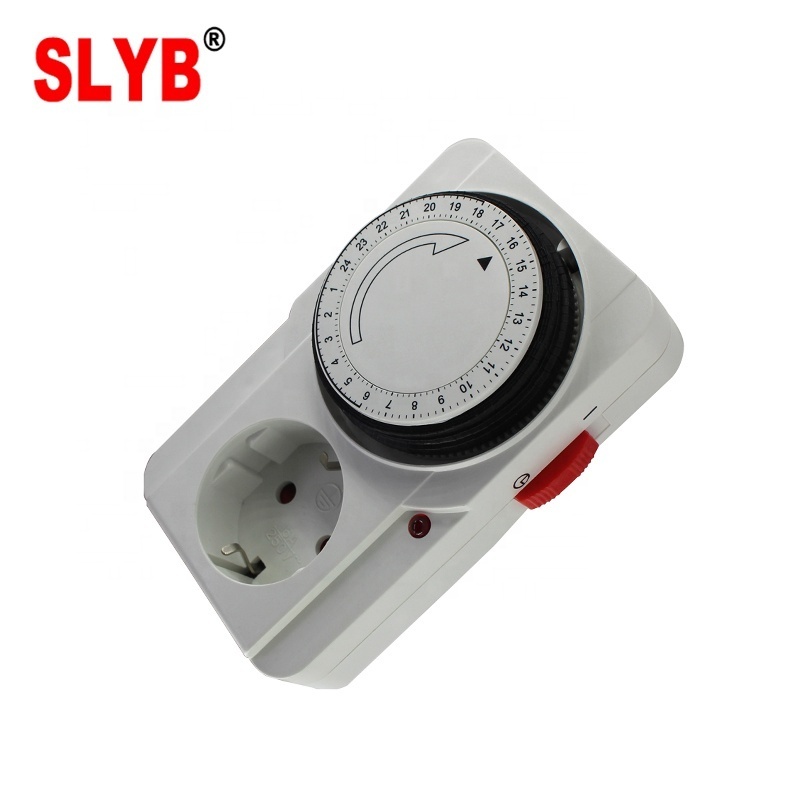 EU Plug Socket Automatic Digital Programmable Automatic Electric Auto off Timer Switch 24Hours GMT04A-GR Timer 220V with Battery