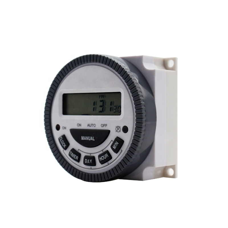 220V 16a Automatic Programmable Digital Electronic Timer Switch TM619 with Inside Battery