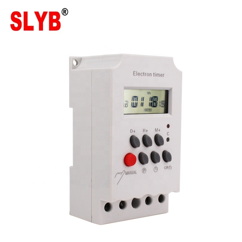 Automatic Digital Programmable Automatic Electric Auto off Timer Switch 24Hours KG316T-II Timer 220V with Battery