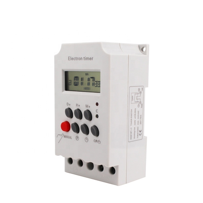 Automatic Digital Programmable Automatic Electric Auto off Timer Switch 24Hours KG316T-II Timer 220V with Battery