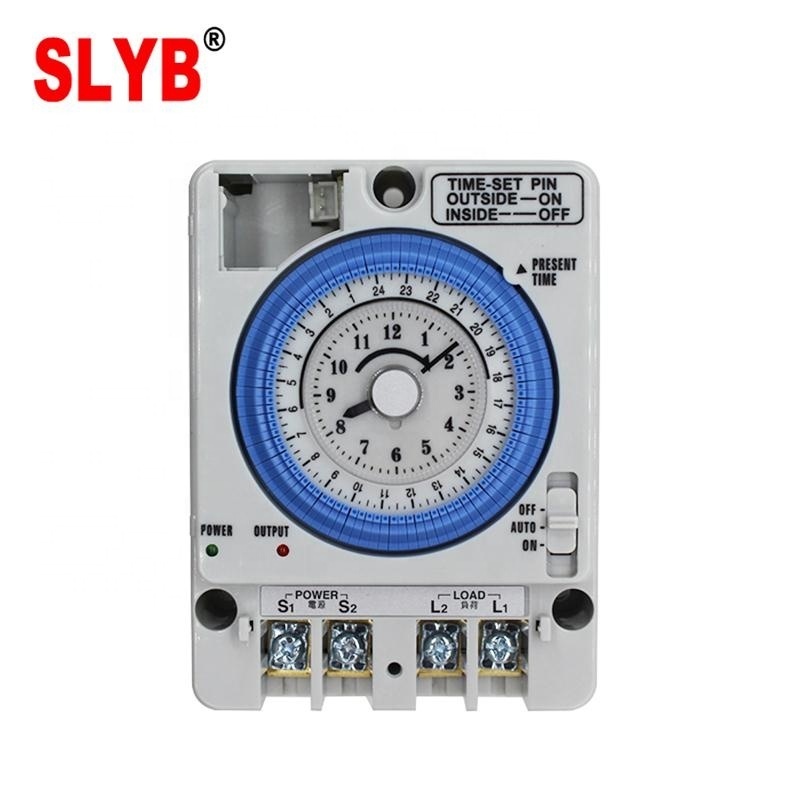 24Hour Automatic Types Of 220V 230V Analog Mechanical Weekly Rotary Time Control Switch  TB388 Timer with Battery