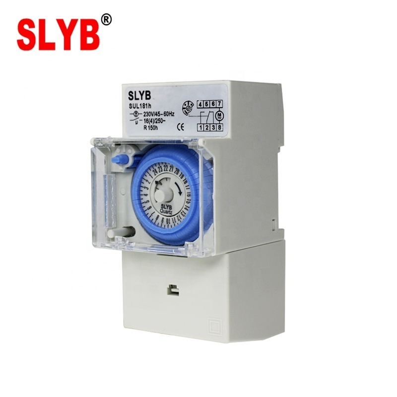 Good price 24Hour Automatic Electric Types Of 220v Analog Mechanical Weekly Time Control Switch SUL181H Timer with Battery