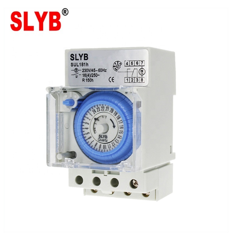 Good price 24Hour Automatic Electric Types Of 220v Analog Mechanical Weekly Time Control Switch SUL181H Timer with Battery