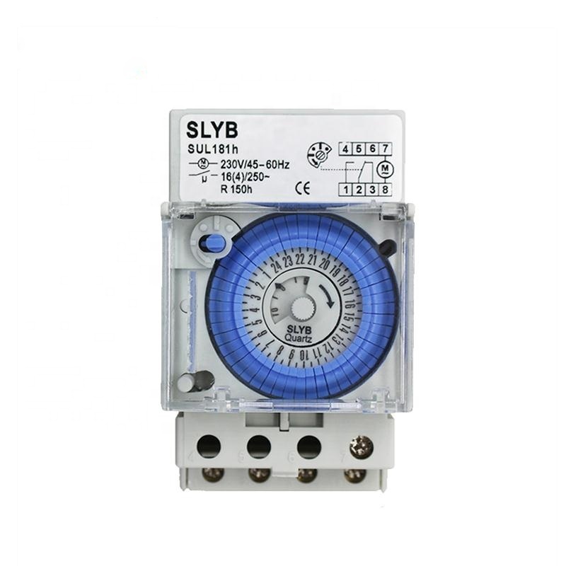 Good price 24Hour Automatic Electric Types Of 220v Analog Mechanical Weekly Time Control Switch SUL181H Timer with Battery